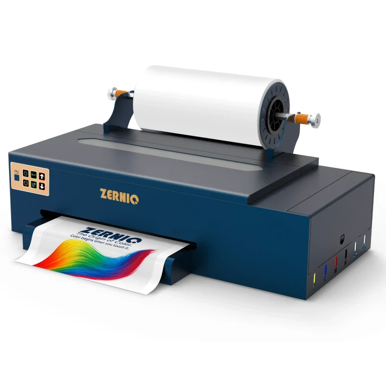 ZERNIQ XP600 A3 DTF printer with 13-inch roll-film feed